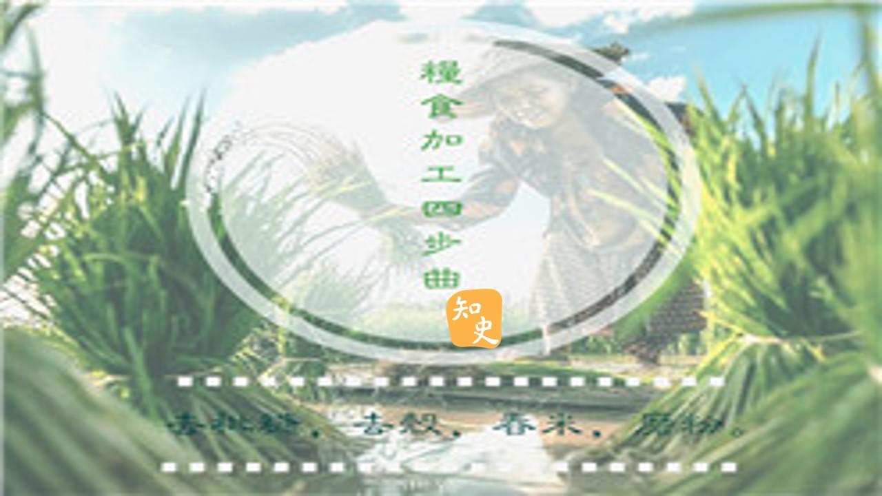  善用大自然的力量來加工糧食｜五穀豐登