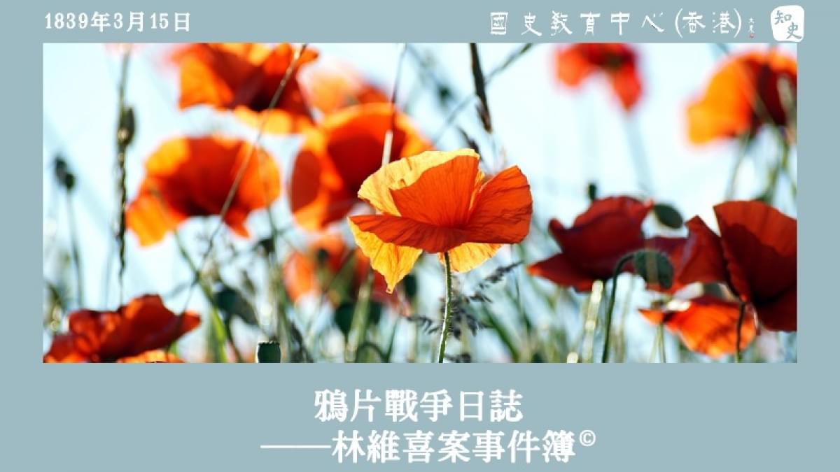 【1839年3月15日】鴉片戰爭日誌——林維喜案事件簿