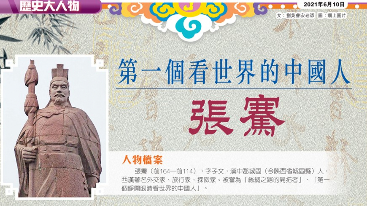 知史 - 歷史大人物 | 張騫