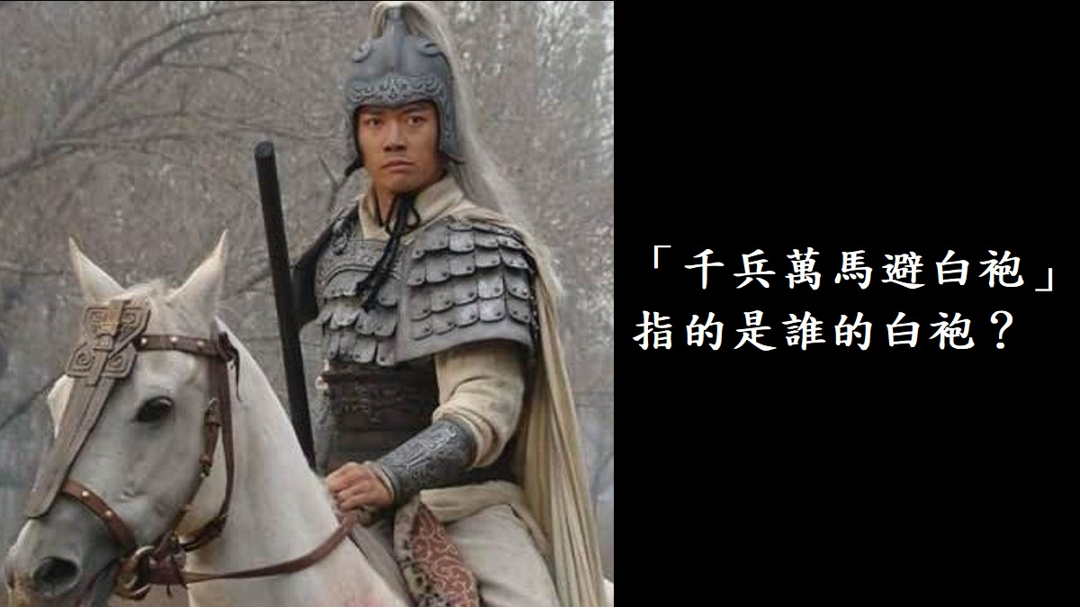 「千兵萬馬避白袍」指的是誰的白袍？