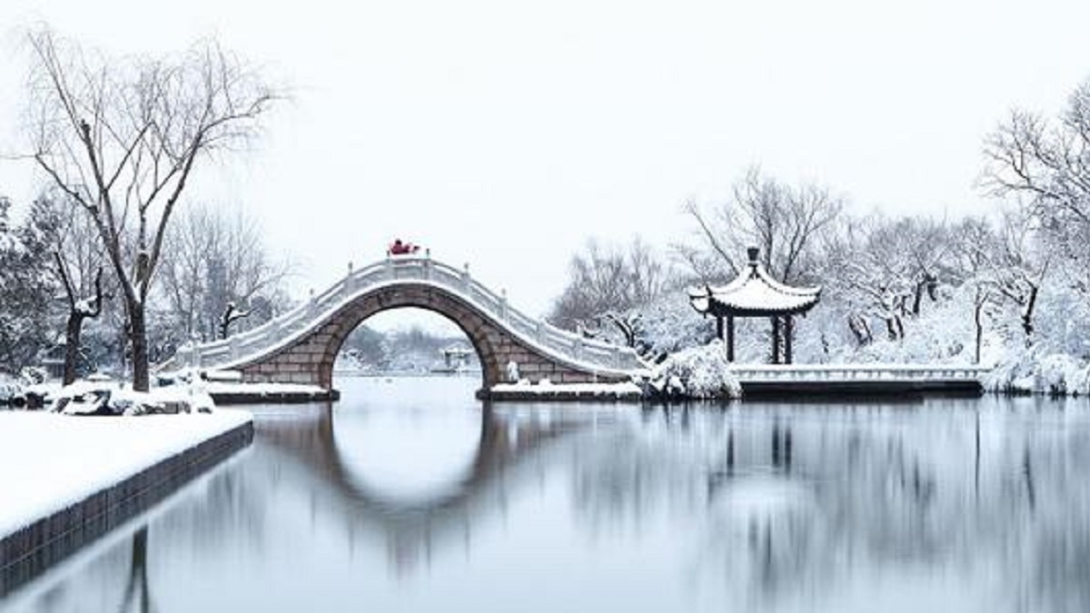 斷橋殘雪是一種怎樣的美景