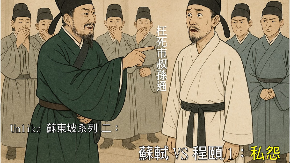 Unlike 蘇東坡系列2  蘇軾與程頤之一：私怨